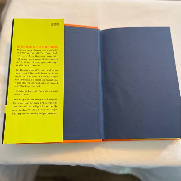 1st ed AUTOGRAPHED signed John Grisham Theodore Boone Kid Lawyer 2010 perfect - Picture 6 of 10